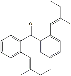 (2-Methyl-1-butenyl)phenyl ketone Structure