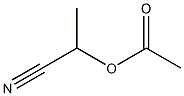 Acetic acid 1-cyanoethyl ester Structure