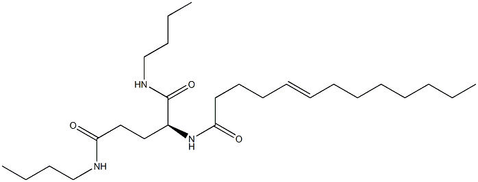 N2-(5-Tridecenoyl)-N1,N5-dibutylglutaminamide 구조식 이미지