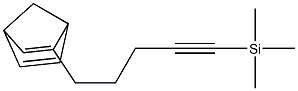 2-[5-(Trimethylsilyl)-4-pentynyl]bicyclo[2.2.1]hepta-2,5-diene Structure