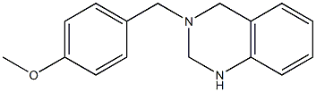 3-(4-Methoxybenzyl)-1,2,3,4-tetrahydroquinazoline 구조식 이미지