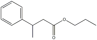 3-Phenylbutanoic acid propyl ester Structure