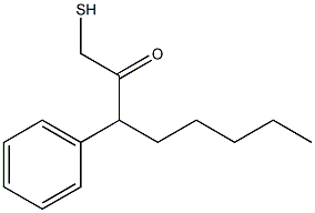 4-Phenylthiononan-3-one Structure