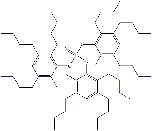 Phosphoric acid tris(2-methyl-3,5,6-tributylphenyl) ester Structure