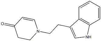 1-[2-(1H-Indole-3-yl)ethyl]-1,2,3,4-tetrahydropyridine-4-one Structure