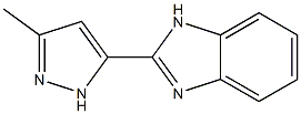 2-(3-Methyl-1H-pyrazol-5-yl)-1H-benzimidazole Structure