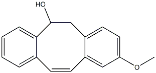 9-Methoxy-5,6-dihydrodibenzo[a,e]cycloocten-5-ol 구조식 이미지