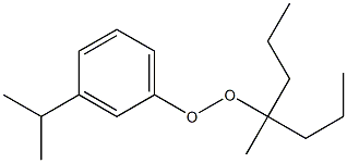 3-Isopropylphenyl 1-methyl-1-propylbutyl peroxide Structure