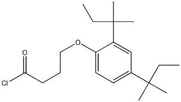 4-(2,4-Di-tert-pentylphenoxy)butanoic acid chloride Structure