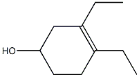 3,4-Diethyl-3-cyclohexen-1-ol 구조식 이미지