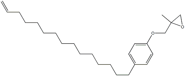 4-(14-Pentadecenyl)phenyl 2-methylglycidyl ether Structure