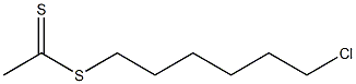 6-Chloro-1-[(methylthiocarbonyl)thio]hexane 구조식 이미지