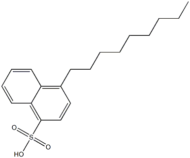 4-Nonyl-1-naphthalenesulfonic acid Structure