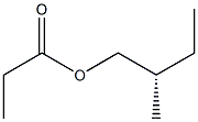 (+)-Propionic acid (S)-2-methylbutyl ester Structure