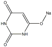 6-Sodiooxy-2,4(1H,3H)-pyrimidinedione Structure