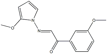 2-(3-Methoxyphenyl)-1-(2-methoxypyrrolizino)ethanone 구조식 이미지