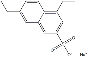 4,7-Diethyl-2-naphthalenesulfonic acid sodium salt 구조식 이미지