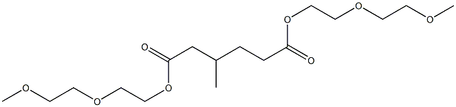 3-Methyladipic acid bis[2-(2-methoxyethoxy)ethyl] ester Structure