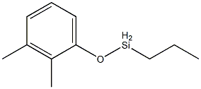 (2,3-Dimethylphenoxy)propylsilane Structure