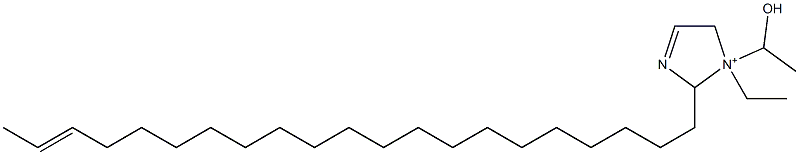 1-Ethyl-2-(19-henicosenyl)-1-(1-hydroxyethyl)-3-imidazoline-1-ium Structure