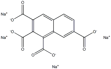 1,2,3,7-Naphthalenetetracarboxylic acid tetrasodium salt 구조식 이미지