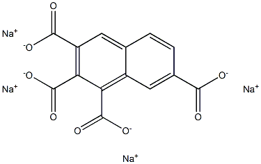 1,2,3,7-Naphthalenetetracarboxylic acid tetrasodium salt Structure