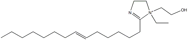 1-Ethyl-1-(2-hydroxyethyl)-2-(6-tetradecenyl)-2-imidazoline-1-ium 구조식 이미지