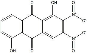 1,5-Dihydroxy-2,3-dinitroanthraquinone Structure