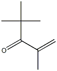 Isopropenyl tert-butyl ketone 구조식 이미지