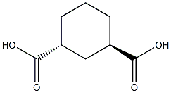 trans-Cyclohexane-1,3-dicarboxylic acid Structure