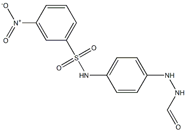 N-[4-(2-Formylhydrazino)phenyl]-3-nitrobenzenesulfonamide 구조식 이미지