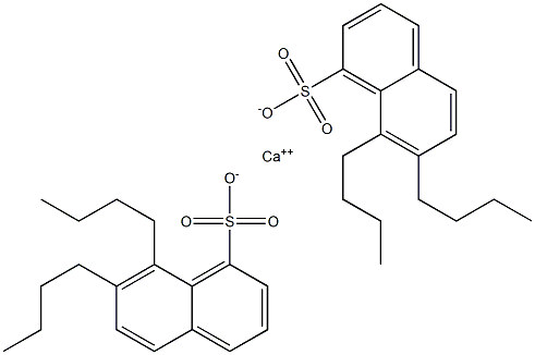 Bis(7,8-dibutyl-1-naphthalenesulfonic acid)calcium salt 구조식 이미지