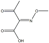 2-Methoxyimino-3-oxobutyric acid Structure