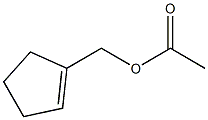 1-Cyclopentene-1-methanol acetate 구조식 이미지
