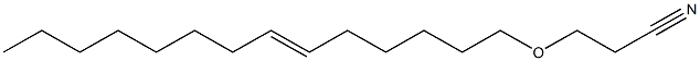 3-(6-Tetradecenyloxy)propionitrile 구조식 이미지