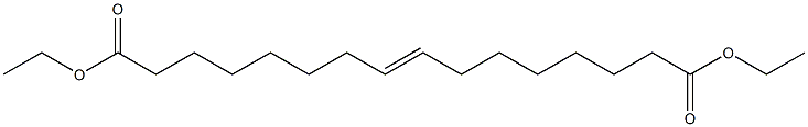 8-Hexadecenedioic acid diethyl ester 구조식 이미지