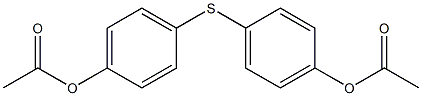 Bis(4-acetyloxyphenyl) sulfide Structure