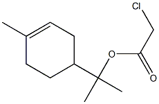 Chloroacetic acid p-menth-1-en-8-yl ester 구조식 이미지