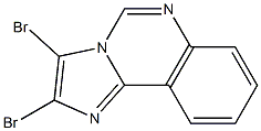 2,3-Dibromoimidazo[1,2-c]quinazoline 구조식 이미지