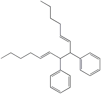 (5E,9E)-7,8-Diphenyl-5,9-tetradecadiene Structure