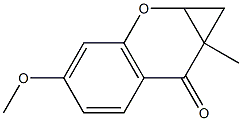 7-Methoxy-3-methyl-2,3-methanochroman-4-one 구조식 이미지