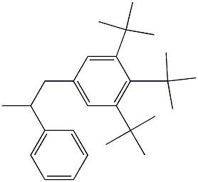 1-(3,4,5-Tri-tert-butylphenyl)-2-phenylpropane 구조식 이미지