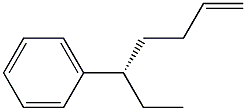 [S,(+)]-5-Phenyl-1-heptene Structure