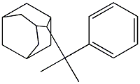 2-(1-Methyl-1-phenylethyl)adamantane Structure