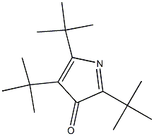 2,4,5-Tri-tert-butyl-3H-pyrrol-3-one 구조식 이미지