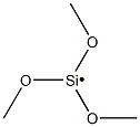 Trimethoxysilyl radical Structure