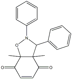 1,6-Dimethyl-8,9-diphenyl-7-oxa-8-azabicyclo[4.3.0]non-3-ene-2,5-dione Structure