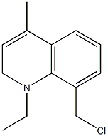 1-Ethyl-4-methyl-8-chloromethyl-1,2-dihydroquinoline 구조식 이미지