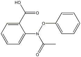 2-(Phenoxyacetylamino)benzoic acid 구조식 이미지