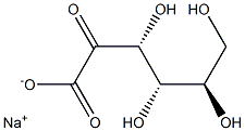 (3R,4S,5R)-3,4,5,6-Tetrahydroxy-2-oxohexanoic acid sodium salt 구조식 이미지